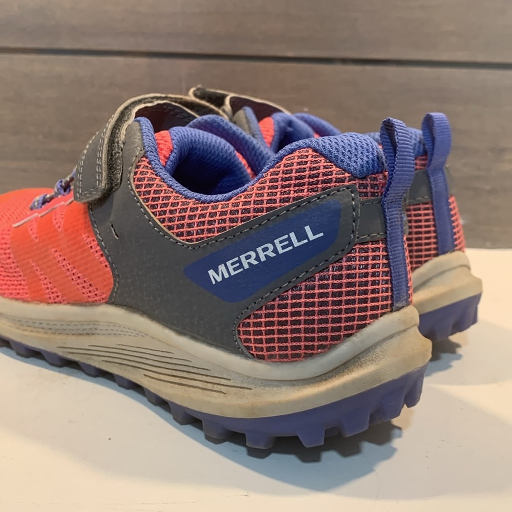 Merrell Girls Nova 3 Sneaker Pink Gray Size 5 Outdoor Hiking Breathable - Picture 4 of 6